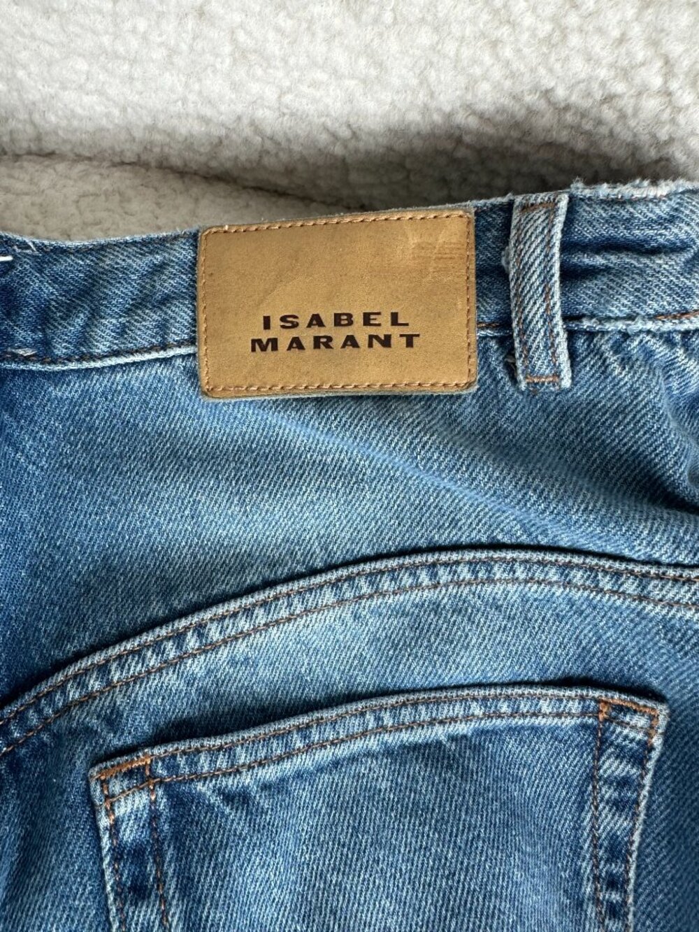 Isabel Marant Lemony Blue Jeans Current Season Size 36 - Picture 3 of 6